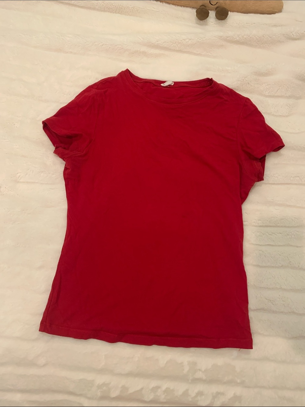 Garage Bright Red Short Sleeve Crewneck Tee